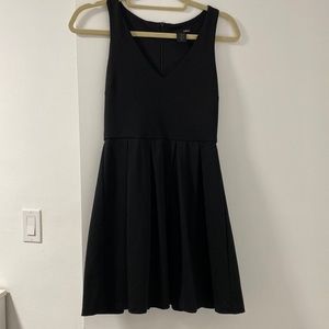 Aqua black fit and flare dress size XS